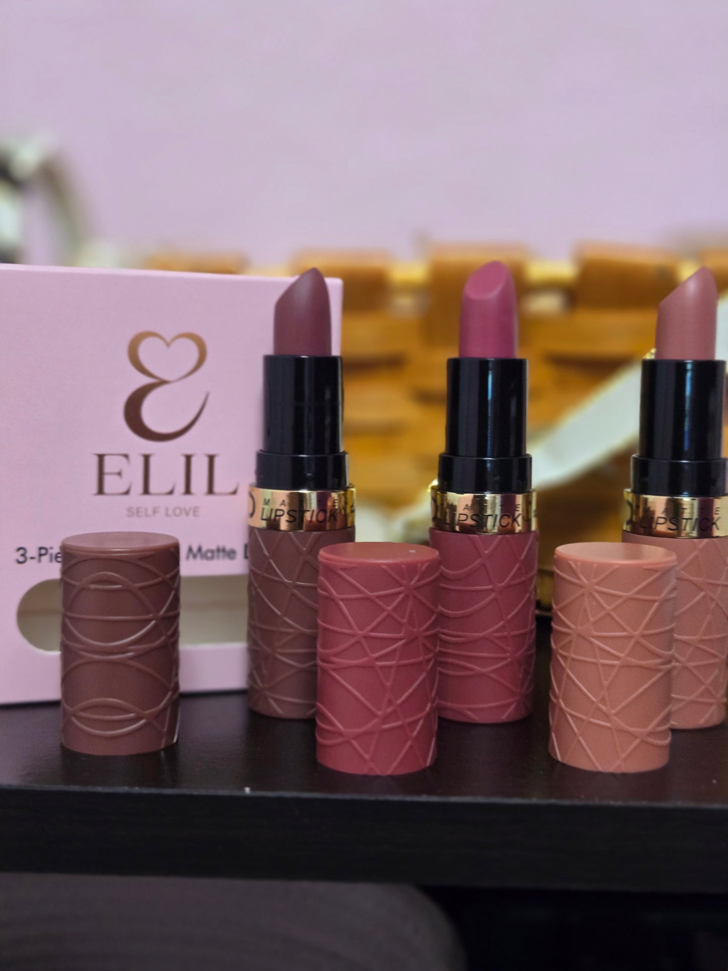 ELIL 3 Piece Matte lipstick set