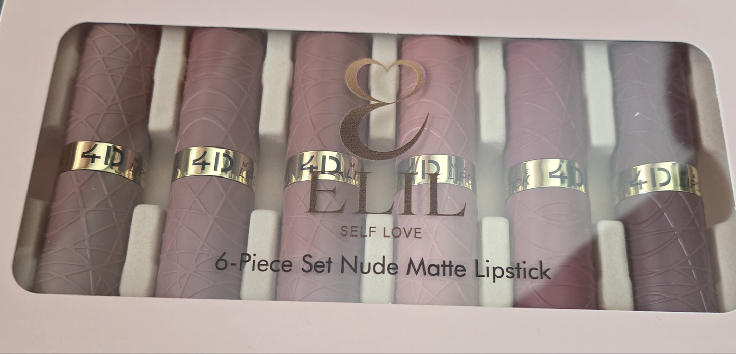 ELIL 6 Piece Matte lipstick set