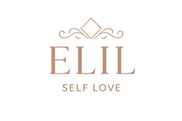 create an elegant logo Brand name ELIL slogan Self Love
