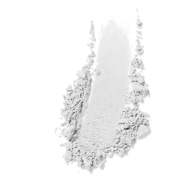 White makeup powder with a textured surface on a white background, labeled '#07'.
