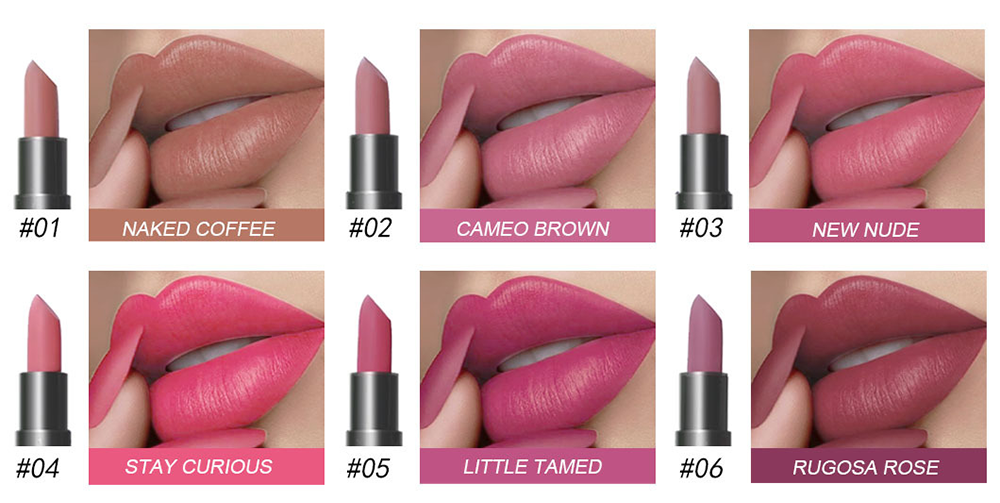 ELIL 6 Piece Matte lipstick set