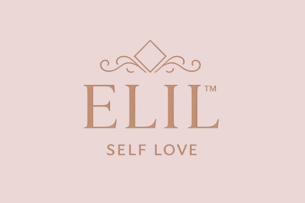 create an elegant logo Brand name ELIL slogan Self Love with TM symbol
