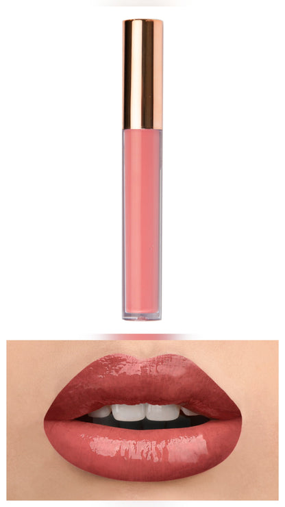 ELIL Lustre Lip Gloss Pink 05 with lip swatch